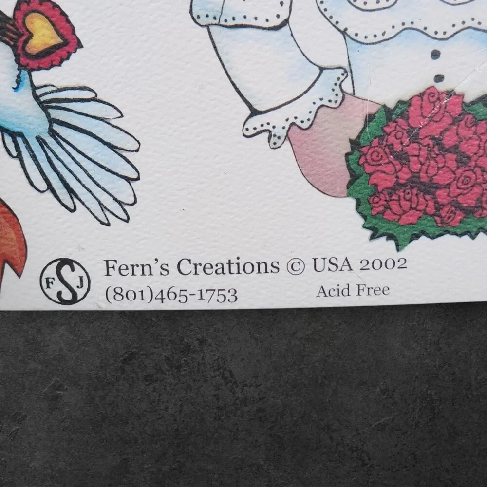 Vintage 2002 Ferns Creations 12x12 Scrapbook Paper Lot 27 Wedding Western Cowboy